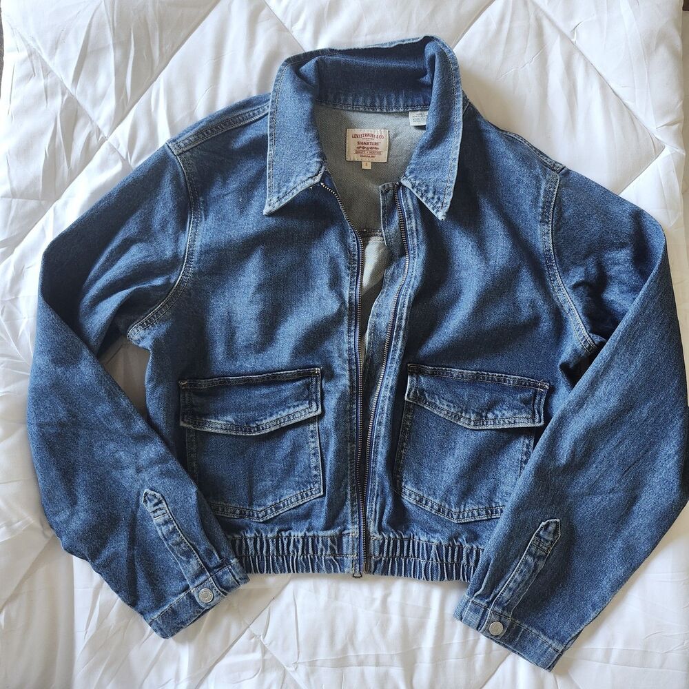 Levi Strauss Signature Vintage Utility Blue Jacket Size S